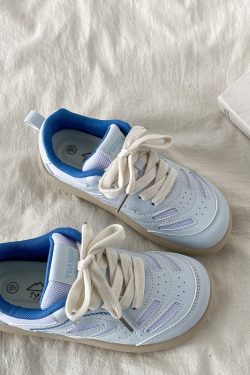 Chic Mango White Casual Sports Sneakers for Women - 2025 Spring Versatile Style, Niche Trendy Footwear