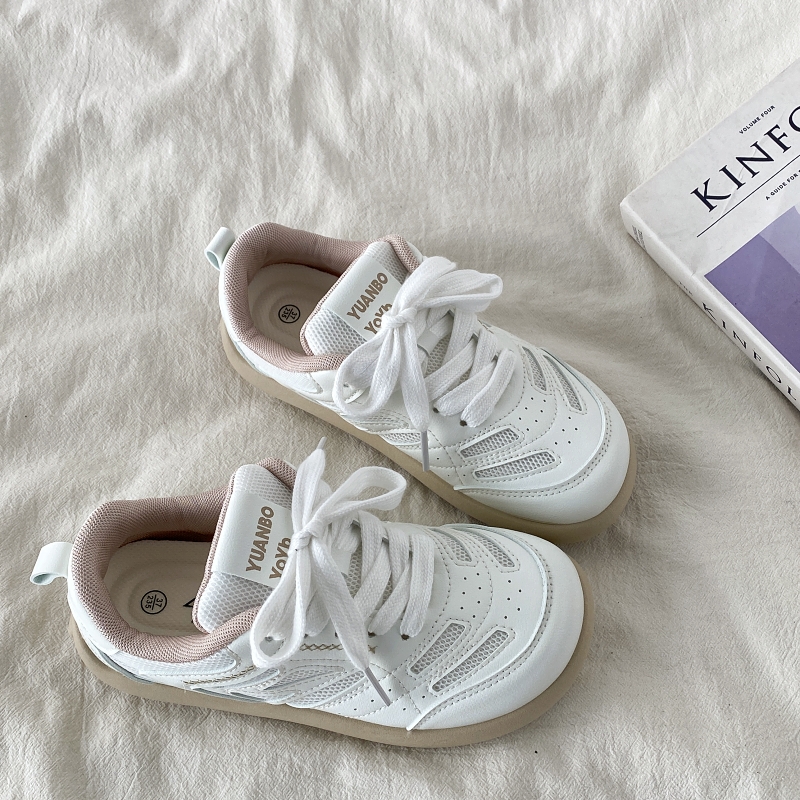 Chic Mango White Casual Sports Sneakers for Women - 2025 Spring Versatile Style, Niche Trendy Footwear Chic Mango White Casual Sports Sneakers for Women - 2025 Spring Versatile Style, Niche Trendy Footwear