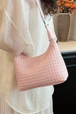 Chic Minimalist Pea Bag for Women, Summer 2025, Versatile Korean Style Shoulder & Crossbody Bag