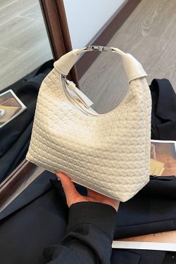 Chic Minimalist Pea Bag for Women, Summer 2025, Versatile Korean Style Shoulder & Crossbody Bag