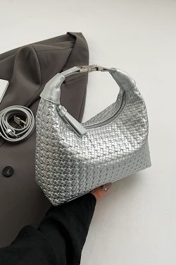 Chic Minimalist Pea Bag for Women, Summer 2025, Versatile Korean Style Shoulder & Crossbody Bag
