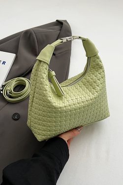 Chic Minimalist Pea Bag for Women, Summer 2025, Versatile Korean Style Shoulder & Crossbody Bag