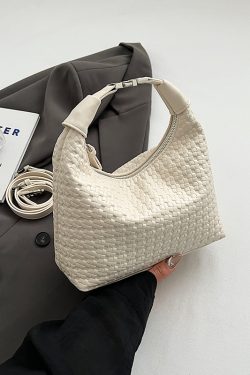 Chic Minimalist Pea Bag for Women, Summer 2025, Versatile Korean Style Shoulder & Crossbody Bag