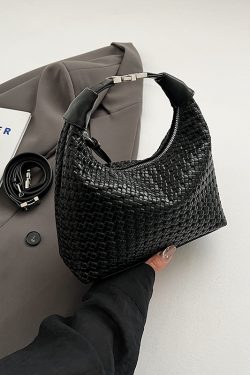 Chic Minimalist Pea Bag for Women, Summer 2025, Versatile Korean Style Shoulder & Crossbody Bag