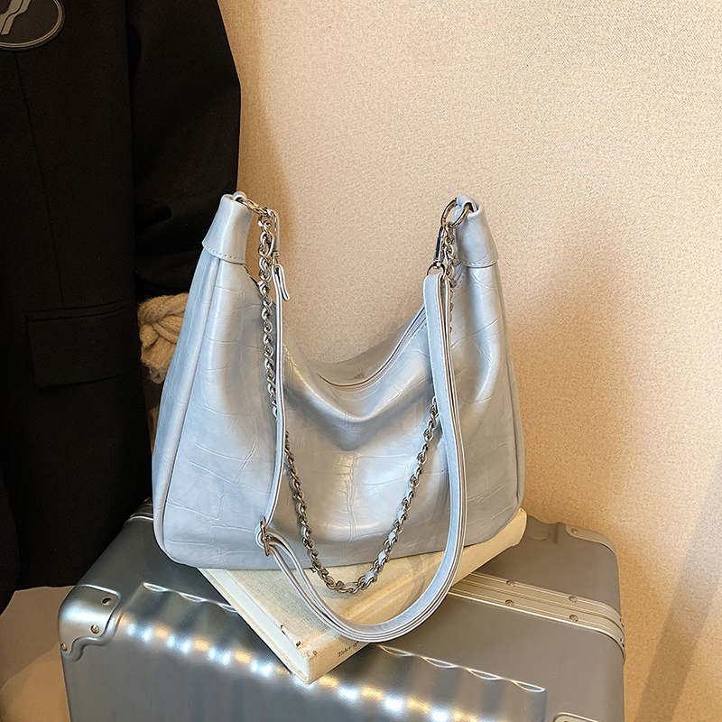 Chic Textured Chain Handbag for Women - Versatile Crossbody Dumpling Bag for Work & Commuting, 2025 Summer Style Chic Textured Chain Handbag for Women - Versatile Crossbody Dumpling Bag for Work & Commuting, 2025 Summer Style