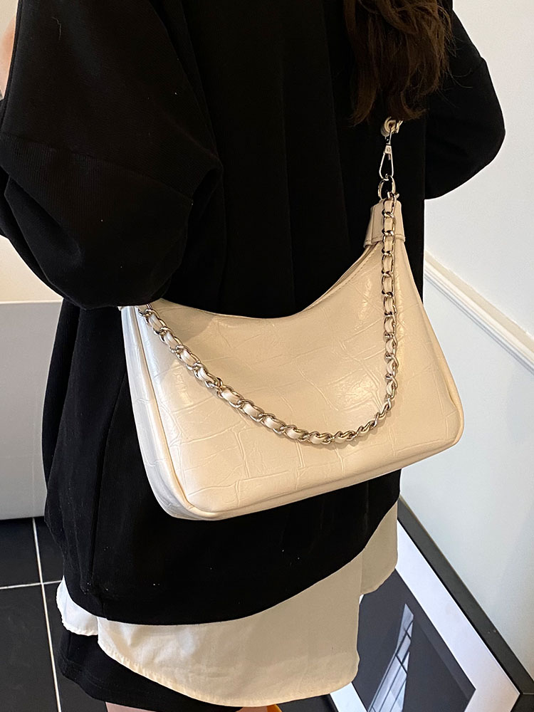 Chic Textured Chain Handbag for Women - Versatile Crossbody Dumpling Bag for Work & Commuting, 2025 Summer Style Chic Textured Chain Handbag for Women - Versatile Crossbody Dumpling Bag for Work & Commuting, 2025 Summer Style