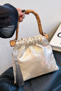 Chinese-Style Embroidered Crossbody Bag for Women - 2025 Summer Minimalist Shoulder Bag, Niche Fashion Accessory