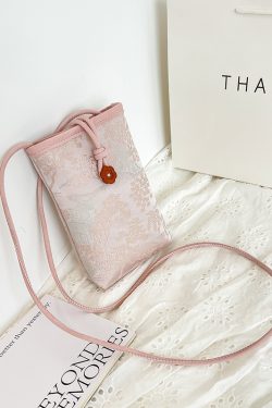 Chinese-Style Embroidered Mini Handbag for Women - 2025 Summer Fashion Small Square Crossbody Bag, Simple & Versatile
