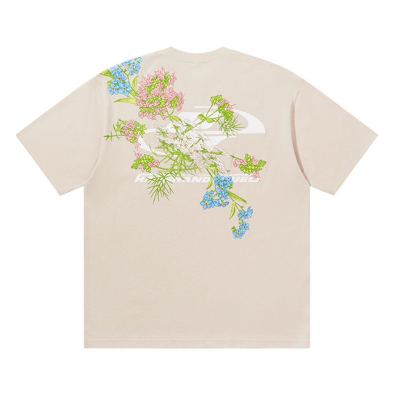 Chinese-Style Floral Embroidery Short Sleeve T-Shirt - Y2K Vintage Aesthetic, Trendy Korean Style Top for Fashion Lovers Chinese-Style Floral Embroidery Short Sleeve T-Shirt - Y2K Vintage Aesthetic, Trendy Korean Style Top for Fashion Lovers
