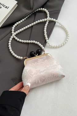 Chinese-Style Qipao Handbag for Women, Summer 2025 Embroidered Crossbody Phone Bag, Ancient Style Fashion Accessory