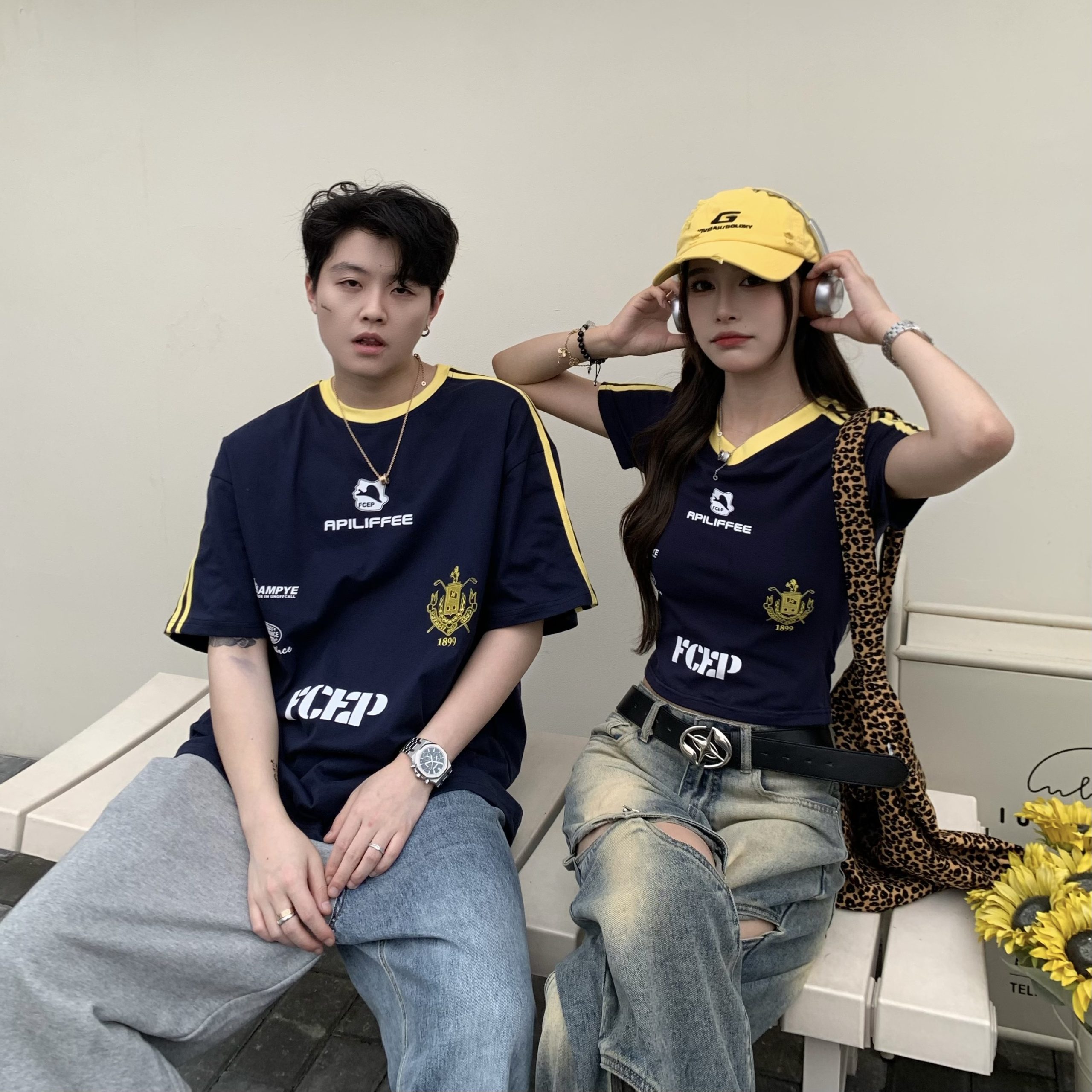 Color Block Letter Print Short Sleeve T-Shirt for Women - Casual Summer Loose Fit American Style Top for Spicy Girls Color Block Letter Print Short Sleeve T-Shirt for Women - Casual Summer Loose Fit American Style Top for Spicy Girls