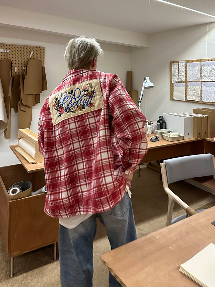 Color-Blocked Plaid Long Sleeve Shirt - Unisex High Street Trendy Jacket for Autumn - 90s American Style Color-Blocked Plaid Long Sleeve Shirt - Unisex High Street Trendy Jacket for Autumn - 90s American Style