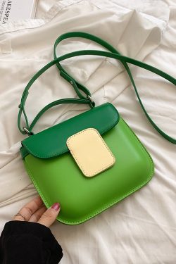 Color-Blocking Small Handbag for Women - Trendy Crossbody Bag, Versatile Square Design for Spring/Summer 2025 Fashion