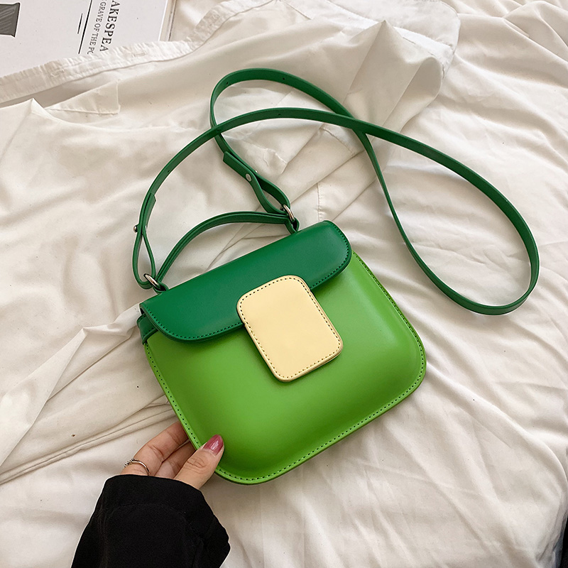 Color-Blocking Small Handbag for Women - Trendy Crossbody Bag, Versatile Square Design for Spring/Summer 2025 Fashion Color-Blocking Small Handbag for Women - Trendy Crossbody Bag, Versatile Square Design for Spring/Summer 2025 Fashion