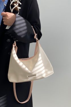 Color-Blocking Women's Underarm Bag - High-End Spring Summer Crossbody Small Bag for Trendy Style