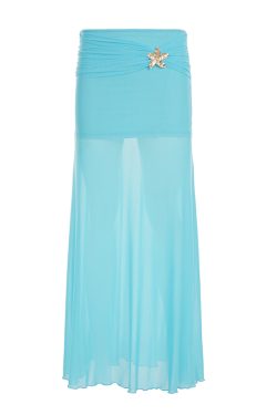 Colorful Gradient Mesh Half Skirt - Versatile Slim Fit Summer Skirt in Oil Painting Style - Trendy and Sexy Fashion Piece