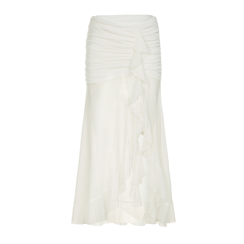 Colorful Gradient Mesh Half Skirt - Versatile Slim Fit Summer Skirt in Oil Painting Style - Trendy and Sexy Fashion Piece Colorful Gradient Mesh Half Skirt - Versatile Slim Fit Summer Skirt in Oil Painting Style - Trendy and Sexy Fashion Piece