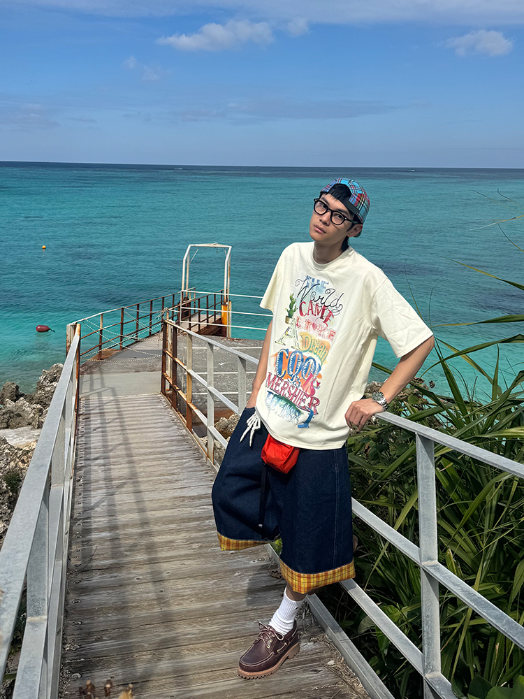 Colorful Letter Printed Short Sleeve T-Shirt for Men and Women - Casual Loose Fit Summer Minimalist Top, American Style Fashion Colorful Letter Printed Short Sleeve T-Shirt for Men and Women - Casual Loose Fit Summer Minimalist Top, American Style Fashion