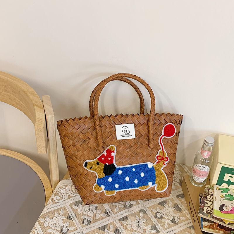 Colorful Woven Shoulder Bag for Women - Large Capacity High-End Beach Tote, 2025 Fashion Handheld Vacation Bag Colorful Woven Shoulder Bag for Women - Large Capacity High-End Beach Tote, 2025 Fashion Handheld Vacation Bag