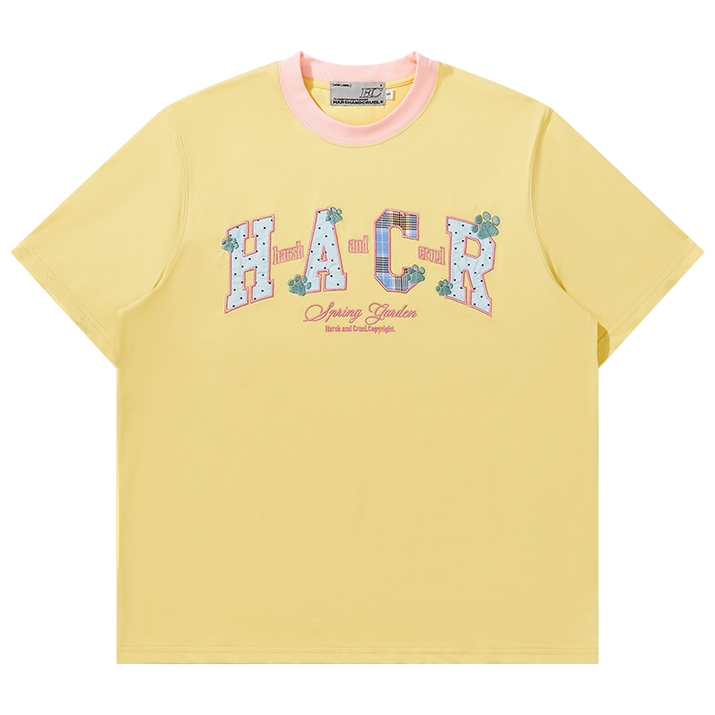 Cool Feeling Color-Block Patch Embroidery Sorona Short-Sleeve T-Shirt for Kids - Fun Summer Style Cool Feeling Color-Block Patch Embroidery Sorona Short-Sleeve T-Shirt for Kids - Fun Summer Style