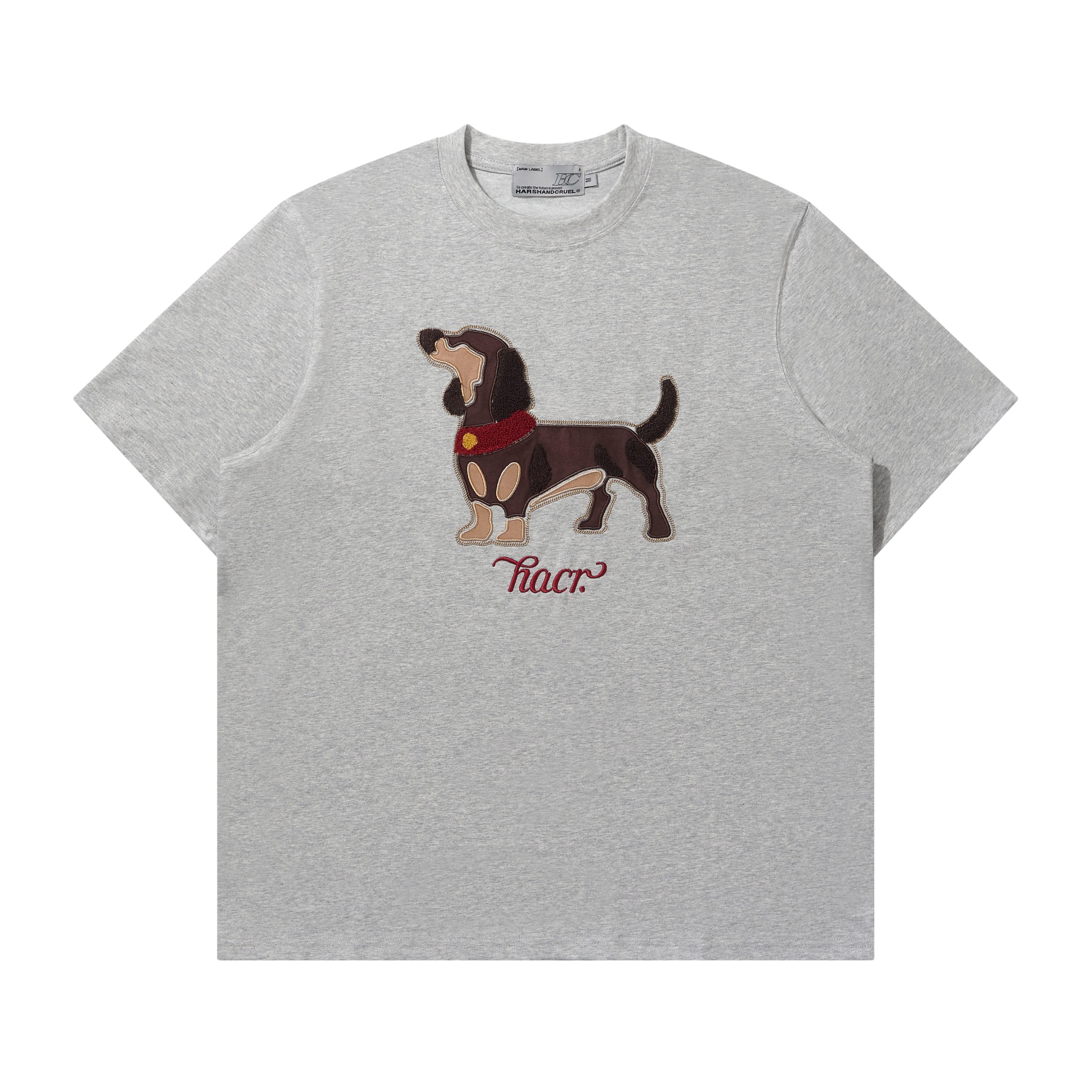 Cool Feeling Sunscreen Suede Patch Towel Embroidered Puppy Short Sleeve T-Shirt - Trendy Y2K Style for Casual Wear Cool Feeling Sunscreen Suede Patch Towel Embroidered Puppy Short Sleeve T-Shirt - Trendy Y2K Style for Casual Wear
