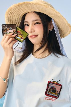 Cool Feeling Sunscreen T-Shirt with Velcro - Korean Style Short Sleeve Sorona Tee for Small Dogs