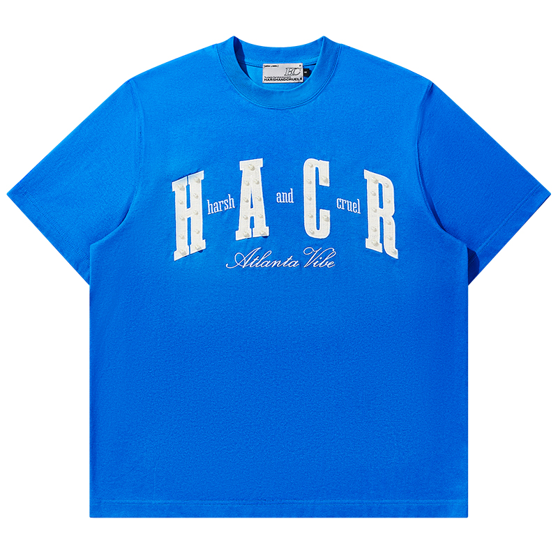 Cool Sensation Sunscreen Patch Embroidery Pearl Round Neck Sorona T-shirt - Trendy Y2K Style for Summer Wear Cool Sensation Sunscreen Patch Embroidery Pearl Round Neck Sorona T-shirt - Trendy Y2K Style for Summer Wear