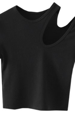 Cropped Slim-Fit Short Sleeve T-Shirt for Women - Sexy Round Neck Basic Top, High-Waisted Short Style, European & American Fashion
