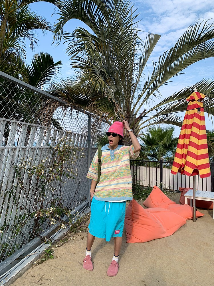 Custom American Letter Print Beach Shorts for Men and Women - Colorful Dopamine Sports Casual Loose Five-Point Shorts Custom American Letter Print Beach Shorts for Men and Women - Colorful Dopamine Sports Casual Loose Five-Point Shorts