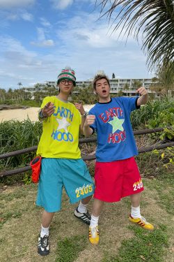 Custom American Style Fun Letter Star Print Short Sleeve T-Shirt for Men and Women, Summer Loose Casual Unisex Top