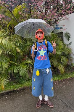 Custom American Style Fun Letter Star Print Short Sleeve T-Shirt for Men and Women, Summer Loose Casual Unisex Top