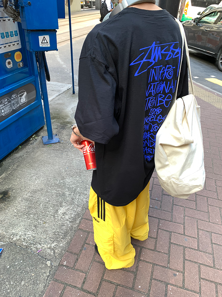 Custom Color Dopamine Three-Stripes Pocket Work Pants for Men and Women in Meladen Nylon - Casual Sports Long Pants Custom Color Dopamine Three-Stripes Pocket Work Pants for Men and Women in Meladen Nylon - Casual Sports Long Pants