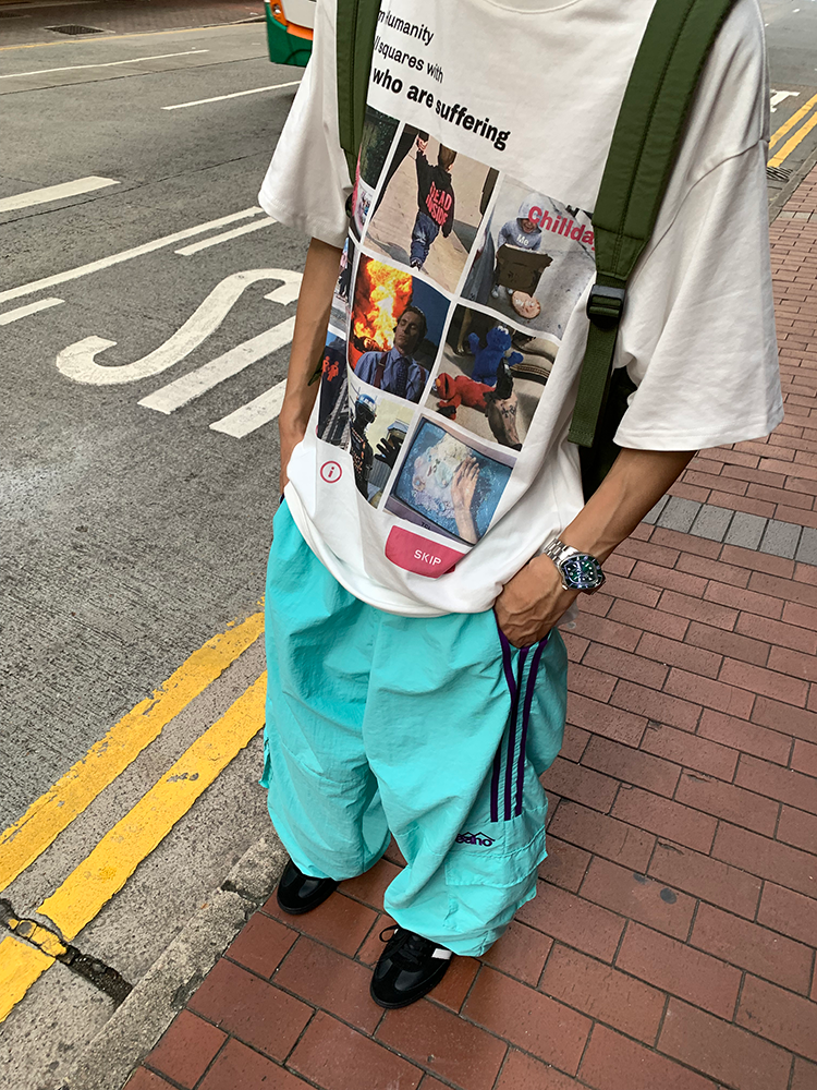 Custom Color Dopamine Three-Stripes Pocket Work Pants for Men and Women in Meladen Nylon - Casual Sports Long Pants Custom Color Dopamine Three-Stripes Pocket Work Pants for Men and Women in Meladen Nylon - Casual Sports Long Pants