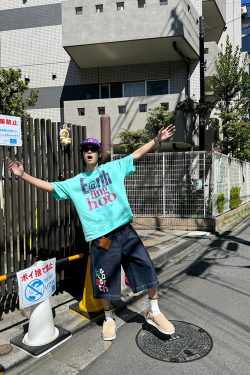 Custom Color Printed Washable Seven-Point Denim Shorts for Men and Women, Straight Loose Wide-Leg Summer Fashion Style