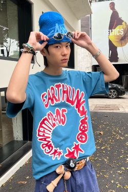 Custom Summer American Letter Print Short Sleeve T-Shirt for Men and Women, Loose Fit Sorona Casual Tee, Trendy Versatile Style