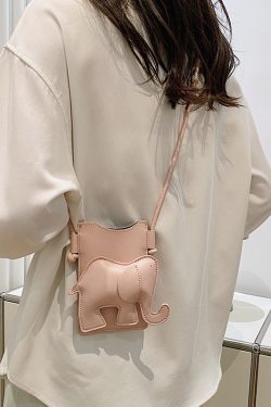 Cute Elephant Mini Crossbody Bag for Kids - Trendy Summer 2025 Accessory, Perfect for Walks and Phone Storage
