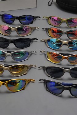 Cyberpunk Futuristic Round Frame Colorful Laser Sunglasses for Hip-Hop Style Cycling - European American Fashion Accessory