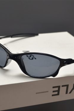 Cyberpunk Futuristic Round Frame Colorful Laser Sunglasses for Hip-Hop Style Cycling - European American Fashion Accessory