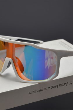 Cyberpunk Futuristic Square Frame One-Piece Sunglasses for Men and Women - Trendy Colorful Cycling Windproof Eyewear