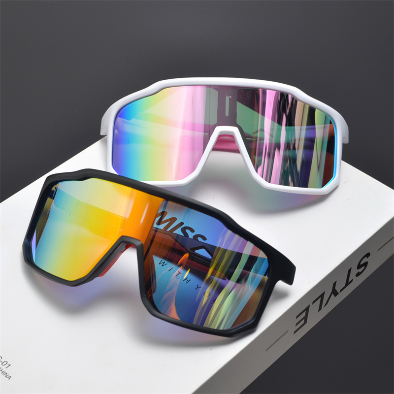 Cyberpunk Futuristic Square Frame One-Piece Sunglasses for Men and Women - Trendy Colorful Cycling Windproof Eyewear Cyberpunk Futuristic Square Frame One-Piece Sunglasses for Men and Women - Trendy Colorful Cycling Windproof Eyewear