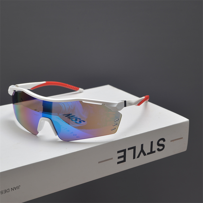Cyberpunk Futuristic Unisex Outdoor Cycling Sunglasses with Windproof Design and Colorful Laser Lenses Cyberpunk Futuristic Unisex Outdoor Cycling Sunglasses with Windproof Design and Colorful Laser Lenses