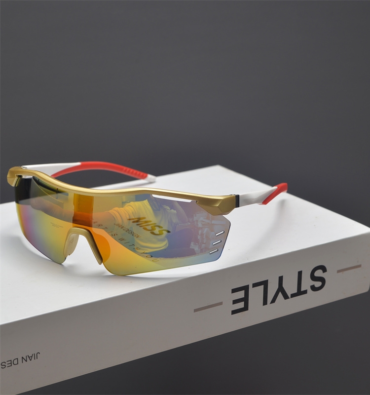 Cyberpunk Futuristic Unisex Outdoor Cycling Sunglasses with Windproof Design and Colorful Laser Lenses Cyberpunk Futuristic Unisex Outdoor Cycling Sunglasses with Windproof Design and Colorful Laser Lenses