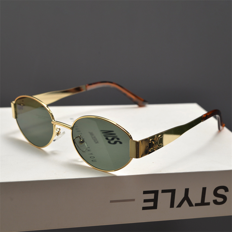 Cyberpunk Oval Metal Letter Sunglasses for Women - High-End Korean Style Retro Hip-Hop Eyewear - European & American Fashion Cyberpunk Oval Metal Letter Sunglasses for Women - High-End Korean Style Retro Hip-Hop Eyewear - European & American Fashion