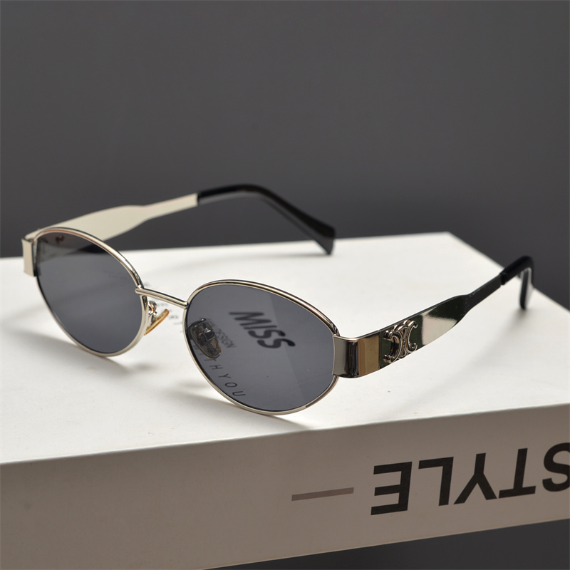 Cyberpunk Oval Metal Letter Sunglasses for Women - High-End Korean Style Retro Hip-Hop Eyewear - European & American Fashion Cyberpunk Oval Metal Letter Sunglasses for Women - High-End Korean Style Retro Hip-Hop Eyewear - European & American Fashion