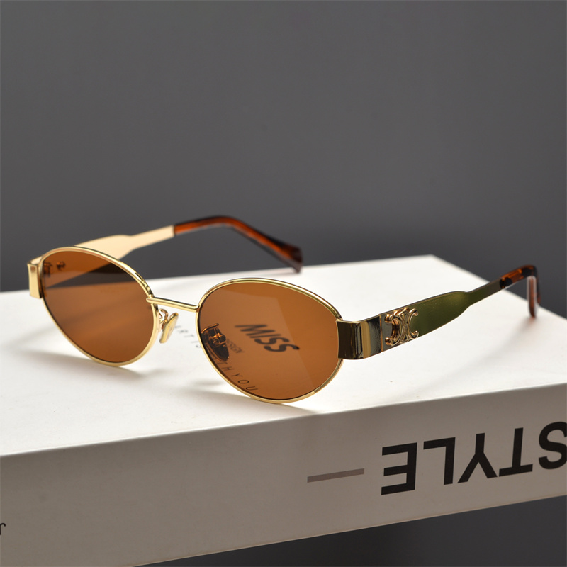 Cyberpunk Oval Metal Letter Sunglasses for Women - High-End Korean Style Retro Hip-Hop Eyewear - European & American Fashion Cyberpunk Oval Metal Letter Sunglasses for Women - High-End Korean Style Retro Hip-Hop Eyewear - European & American Fashion