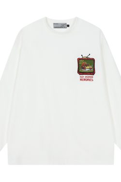 Dachshund's Believer Velcro Long Sleeve T-Shirt - Cute Graphic Tee for Dog Lovers, Y2K Style, Comfortable Casual Wear