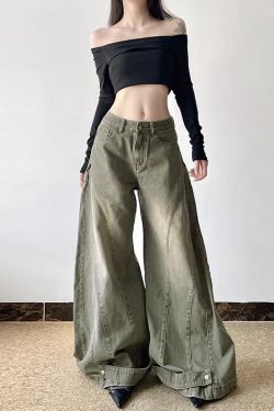 Dark Blue Letter Embroidered Slim Flare Jeans for Women, Versatile Casual Pants with Draping Effect, Y2K Street Style Fashion