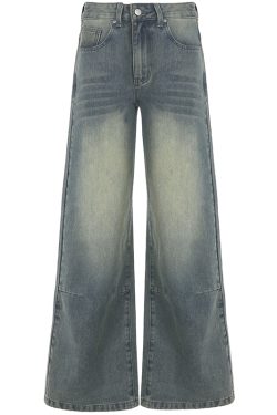 Dark Blue Letter Embroidered Slim Flare Jeans for Women, Versatile Casual Pants with Draping Effect, Y2K Street Style Fashion