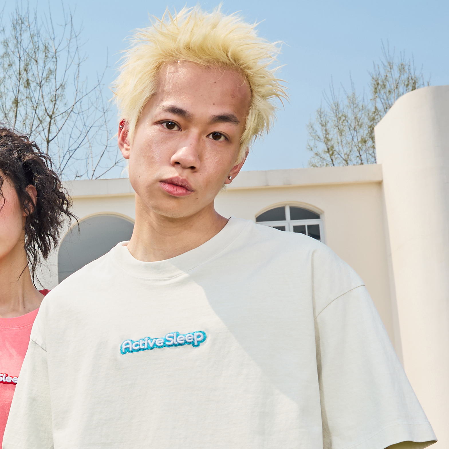 Embroidered Dopamine Letter Short Sleeve T-Shirt - Vintage American Streetwear Unisex 2025 Model, Trendy Retro Style Embroidered Dopamine Letter Short Sleeve T-Shirt - Vintage American Streetwear Unisex 2025 Model, Trendy Retro Style