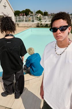 Embroidered Letter Short Sleeve T-Shirt - Vintage American Style Unisex Heavyweight Tee for Summer 2025 - Trendy 90s Look